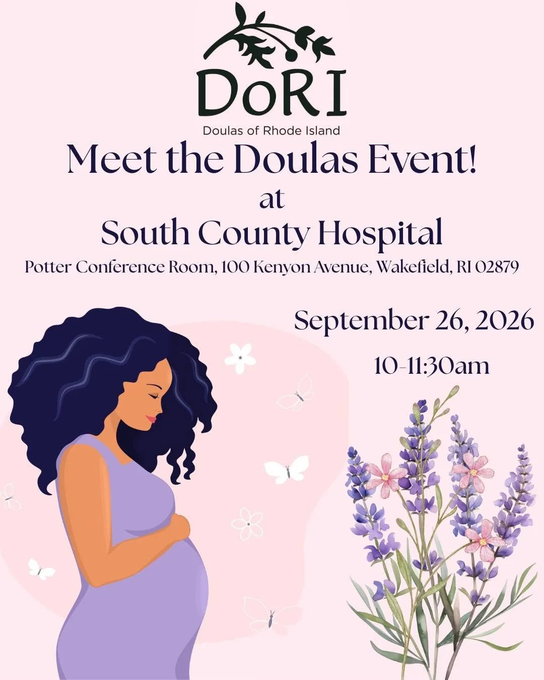 Meet the Doulas Event Poster