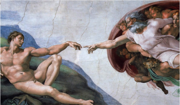 Michelangelo's Creazione di Adamo