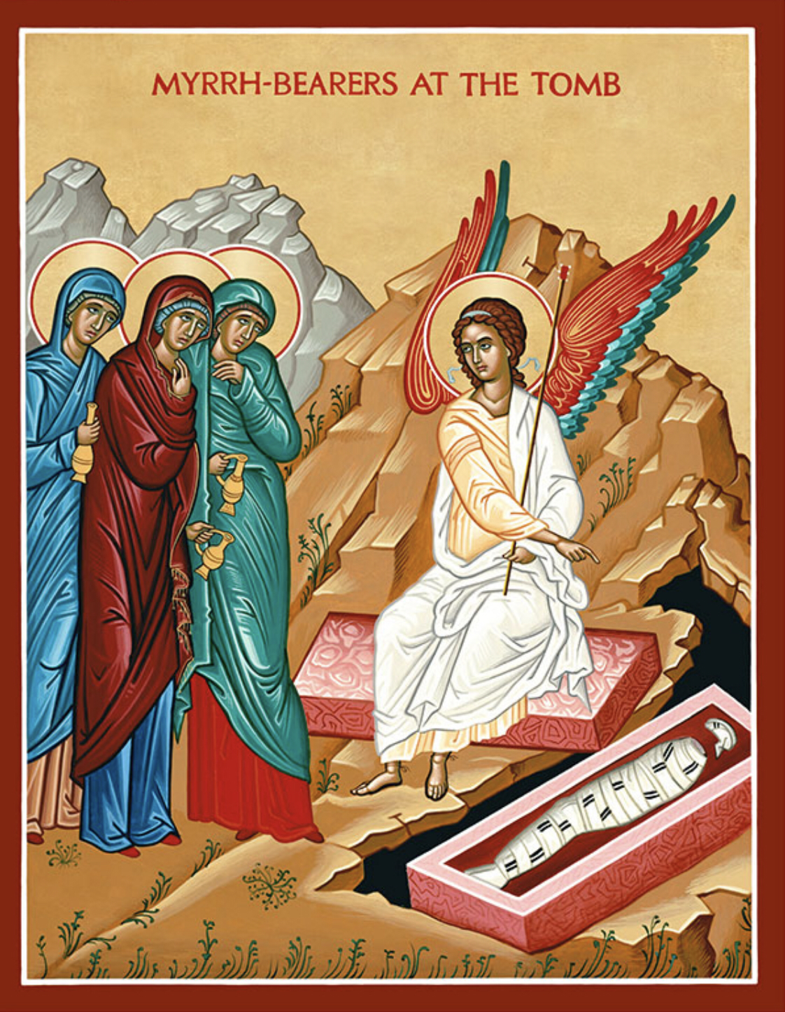 Myrrhbearers at Christ's Tomb