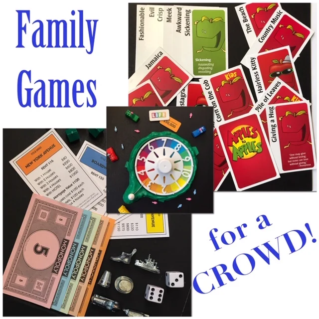 Top 15+ Family Games for a Crowd