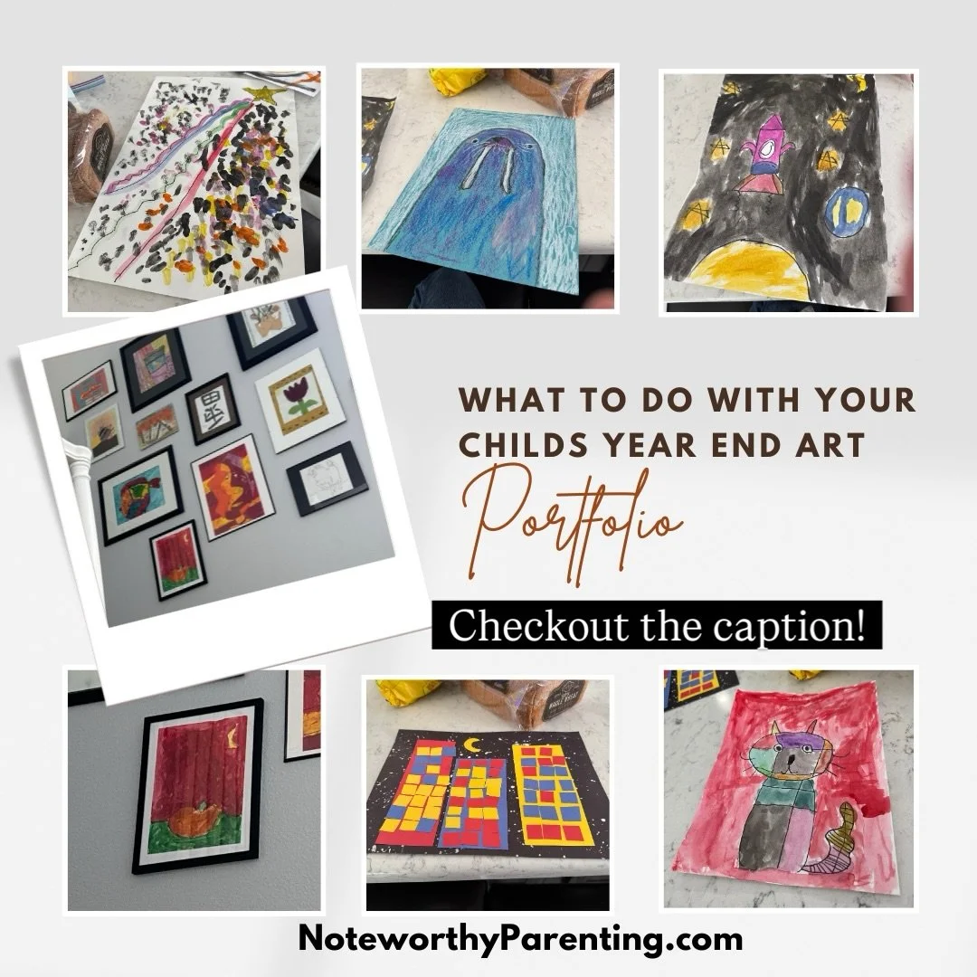 Kid art is AMAZING!

It&rsquo;s the end of the year and typically kids across America are bringing home a big colored paper folder full of the years art projects!

What do you do with all of these masterpieces?

Well, I admit I never saved all of it,