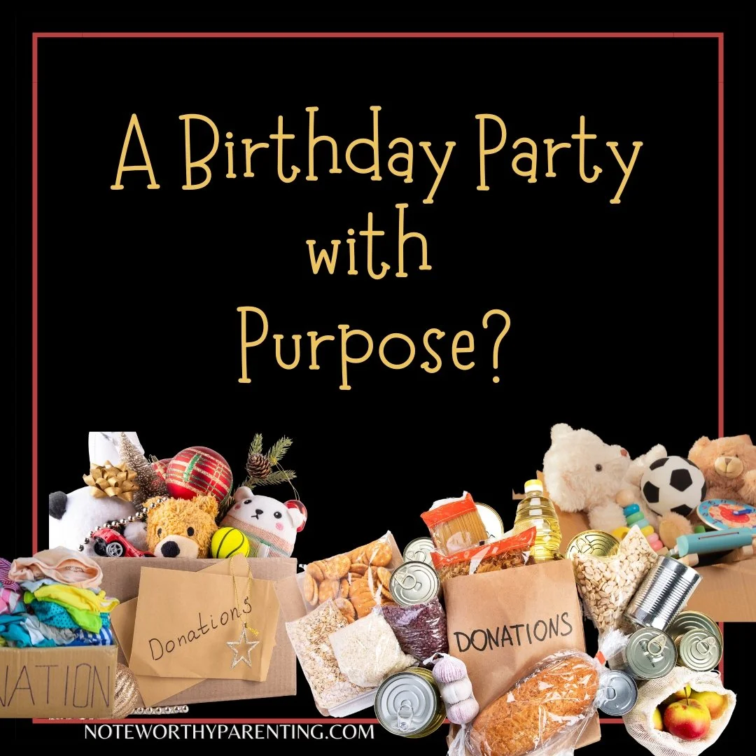 The Donation Birthday: A Party with Purpose