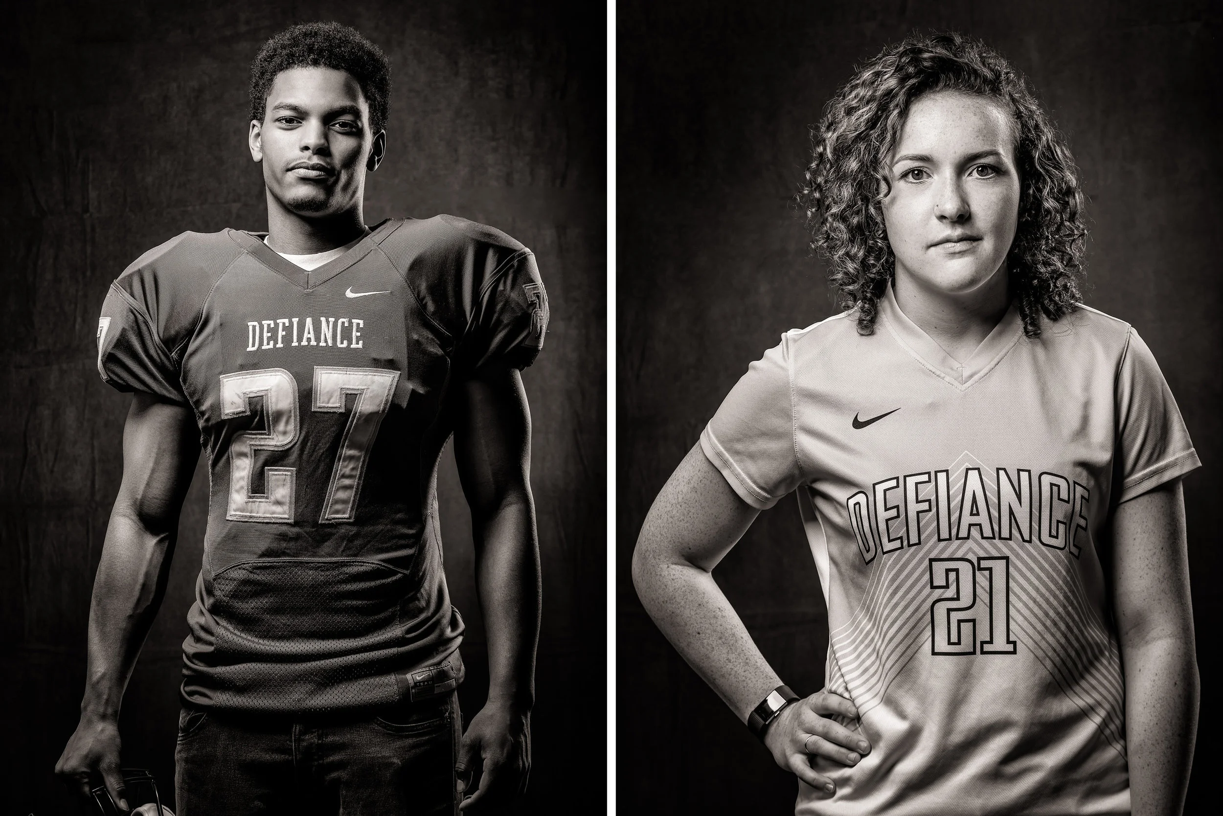  We identified students to be the face of the campaign, leaders and athletes that are advocates and ambassadors across campus. We photographed them in a tone that is serious, authentic, and confident, aligning with the campaign and its mission of sta