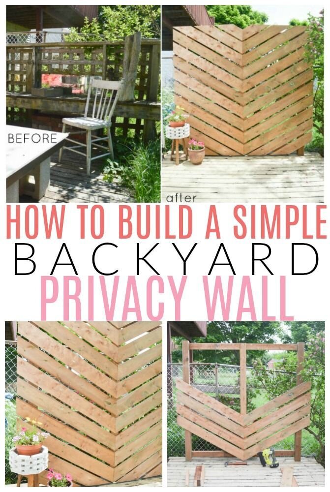 How to Build a Simple Chevron Outdoor Privacy Wall.jpeg