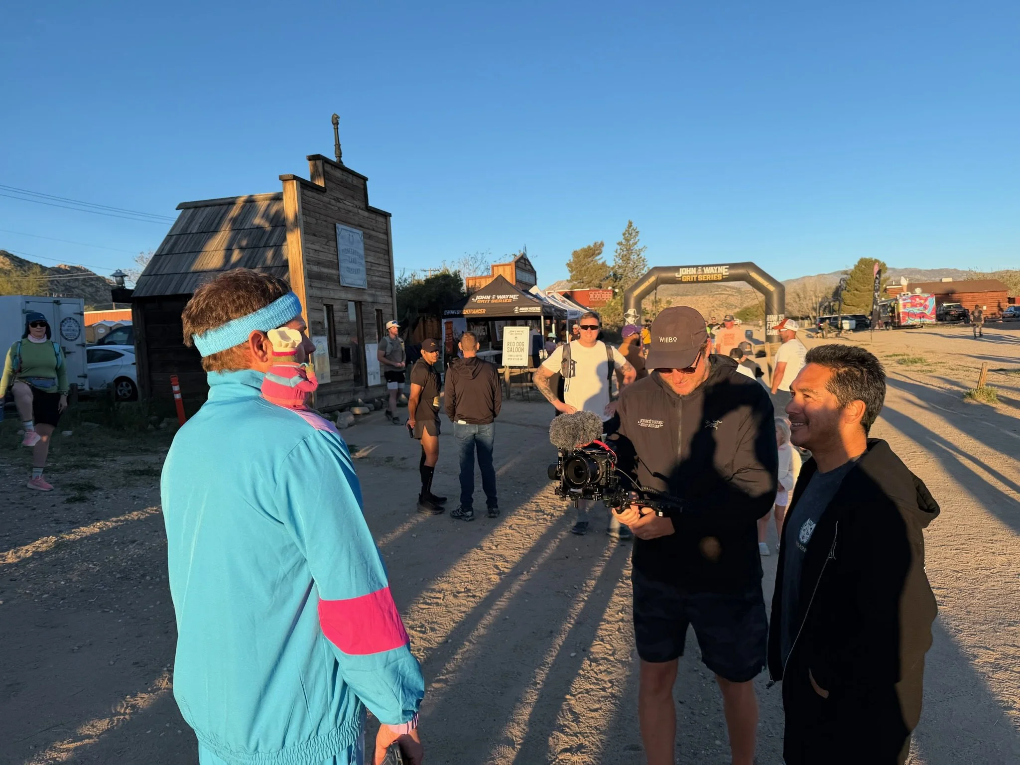 Interviews never stop when Cheffy + Bashem are hot on the block! 