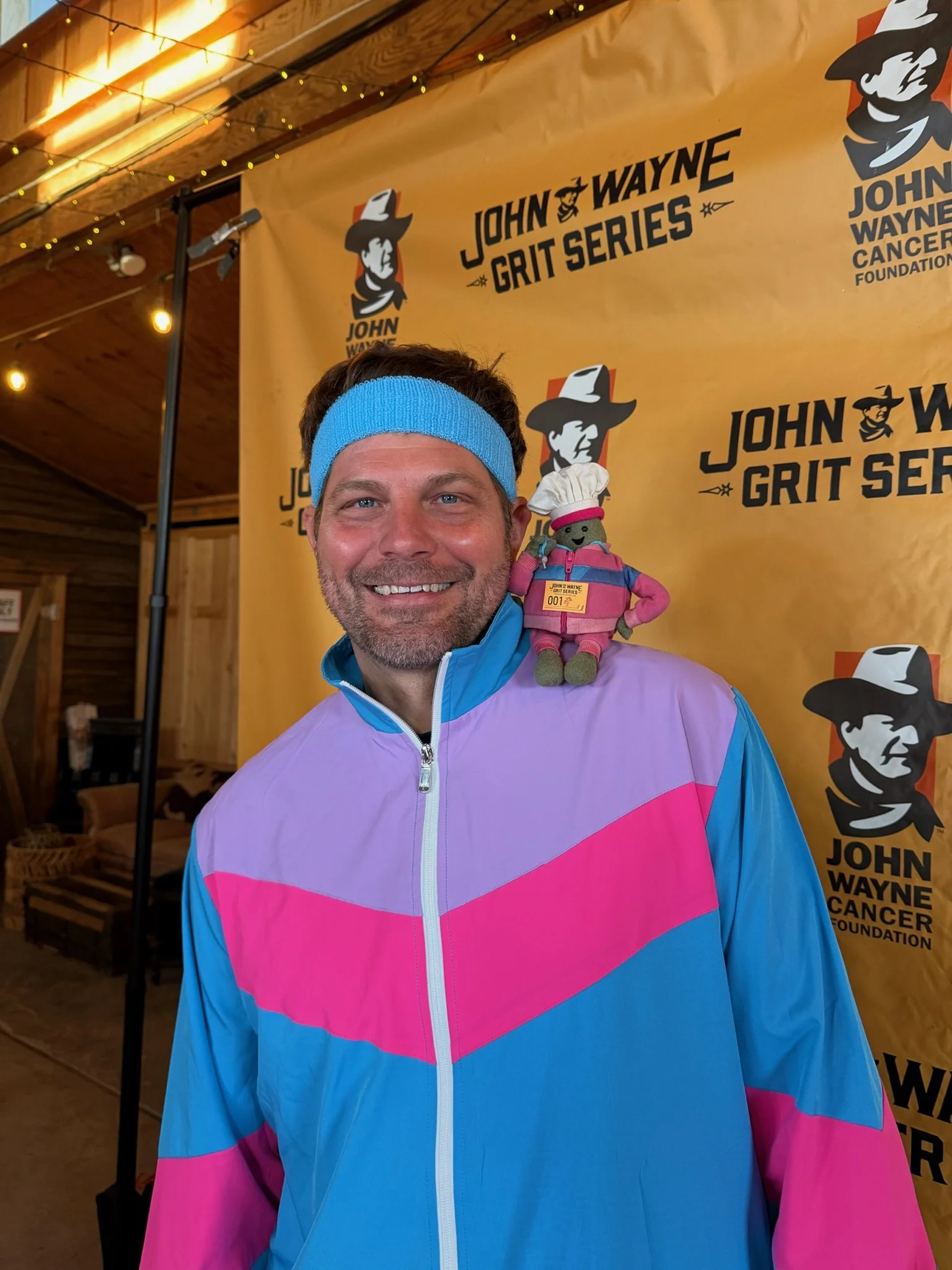 The dynamic duo and their post run-glow! Chef *may* have been rescued on the first mile...