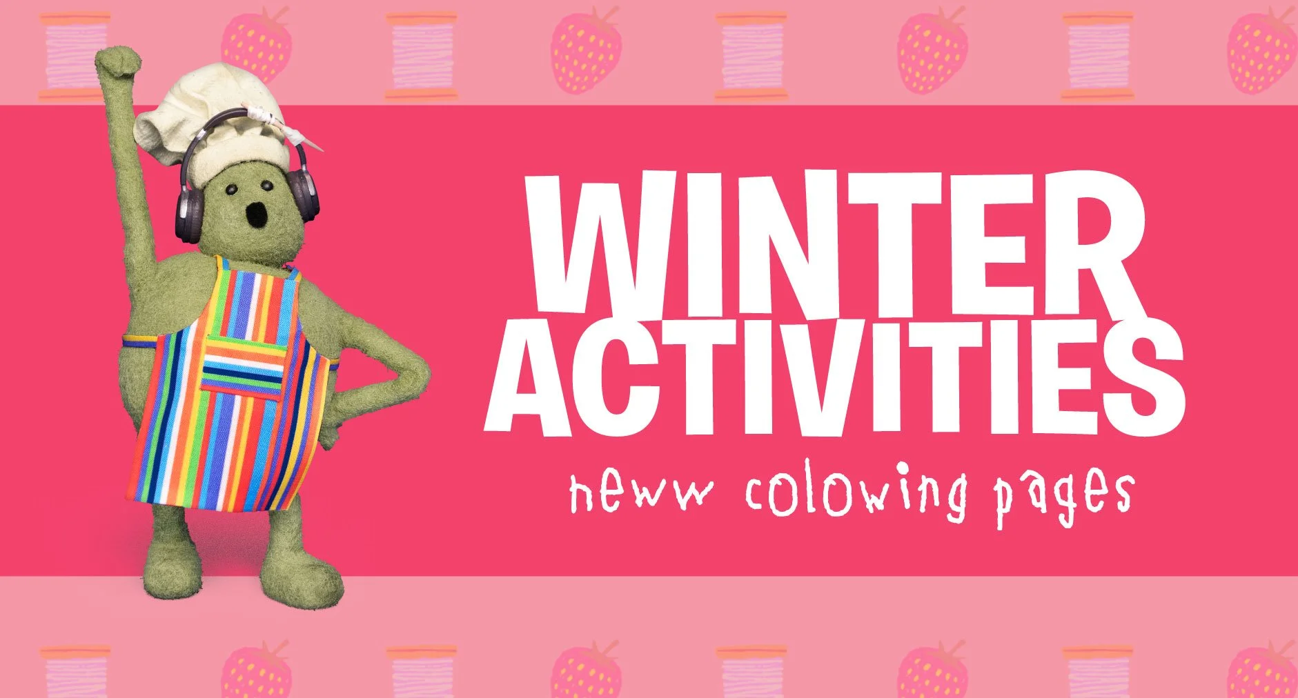 Winter Activities: New Coloring Pages
