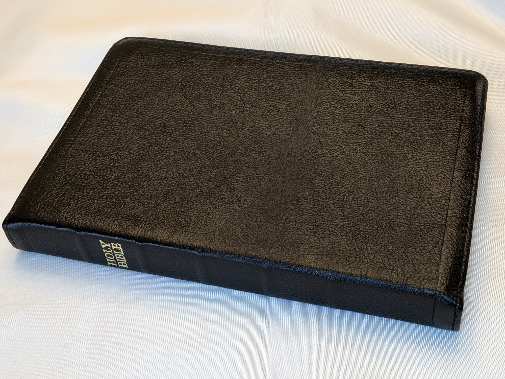 NLT Large-Print Thinline Bible - Exclusive Calfskin