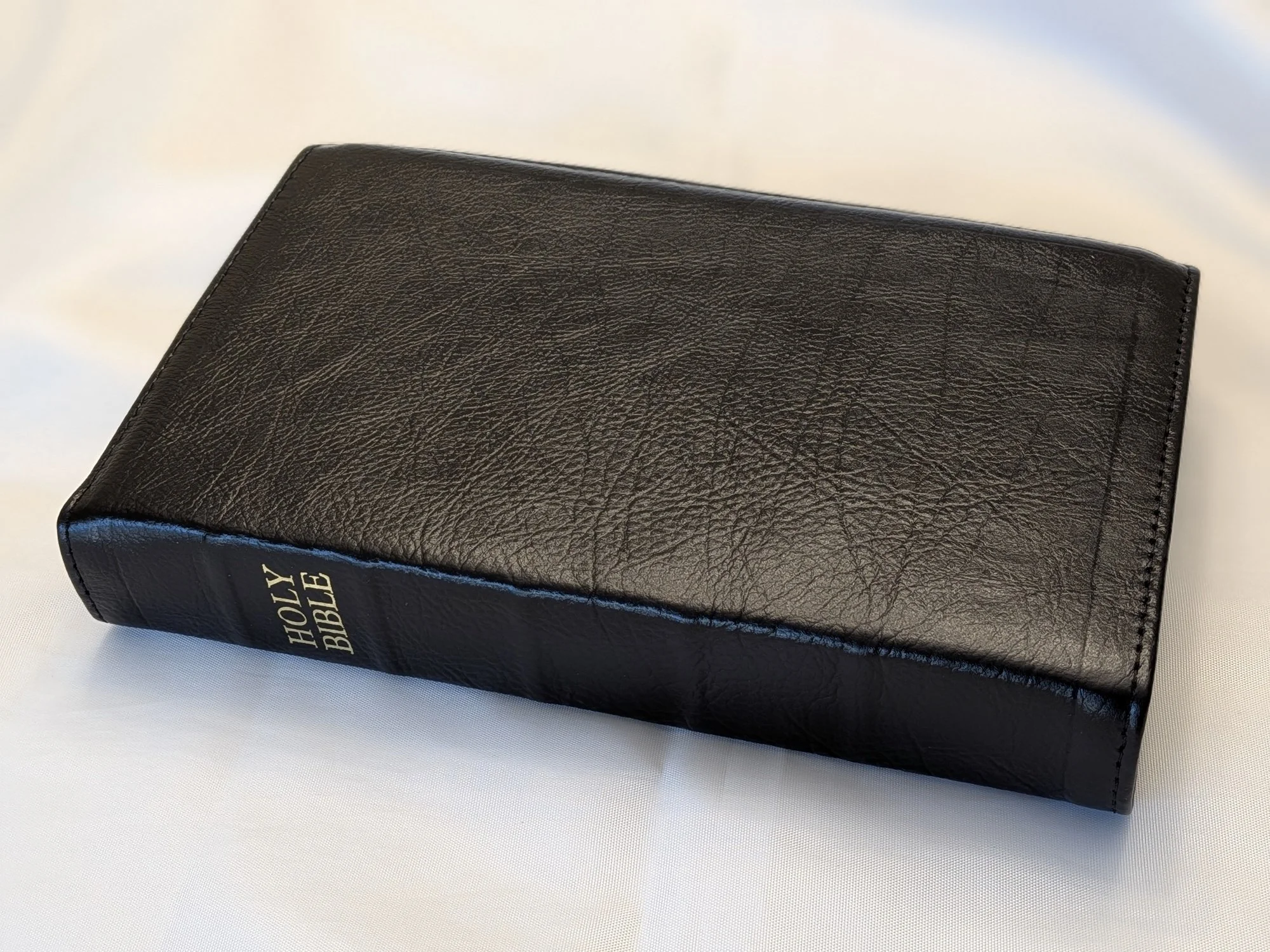 KJV Personal Size Giant Print Bible, Red Letter Edition - Exclusive Calfskin