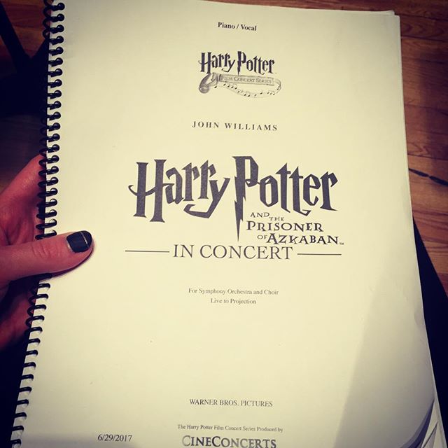 Pretty psyched that this is happening. I've been a Harry Potter nerd since I was young enough to have my dad read the books to me as a bedtime story. Getting to be a part of creating the musical textures in this amazing score is so cool! #harrypotter