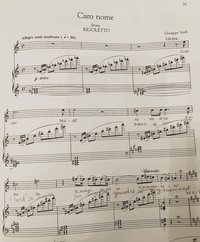 I am so excited to have the opportunity to sing Gilda in @lyricaloperatheater &lsquo;s production of Rigoletto in Spring 2020. &ldquo;Caro nome&rdquo; is an aria that I have loved for as long as I can remember, and I always hoped that one day I would