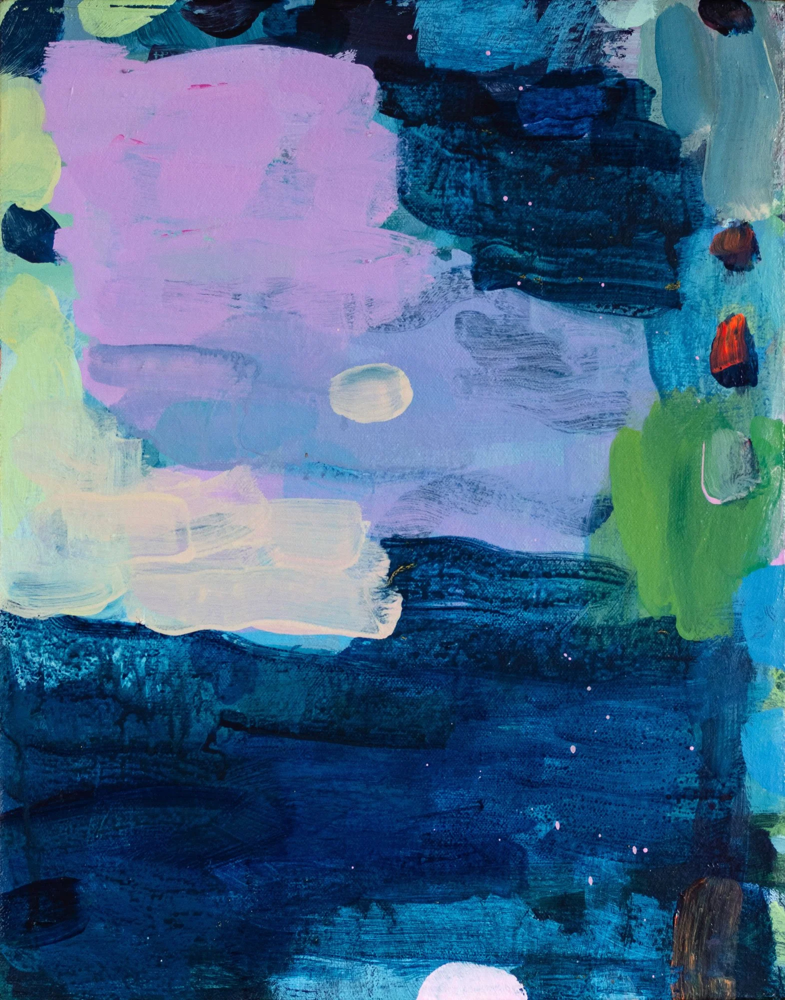  Everything in due time , 2025 Acrylic on canvas, 11 x 14 in.