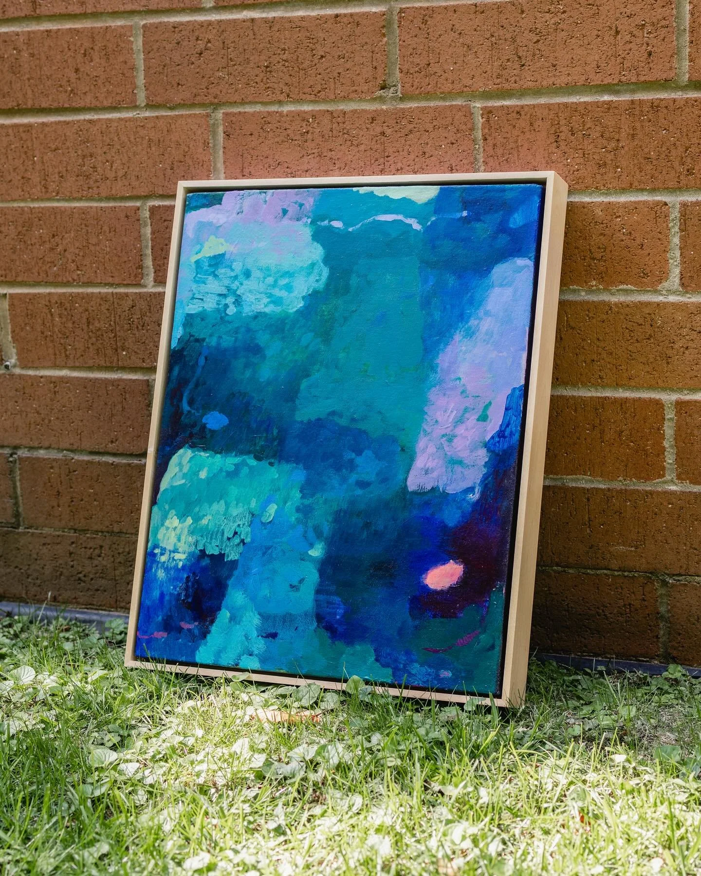 &ldquo;sea change,&rdquo; 2025 &bull; acrylic on canvas, 16 x 20&rdquo;

goodbye to the long, languid days of summer &mdash; mornings in nyc are already starting to feeling crisp 🍁

there&rsquo;s been soo much happening in my life lately so i took a