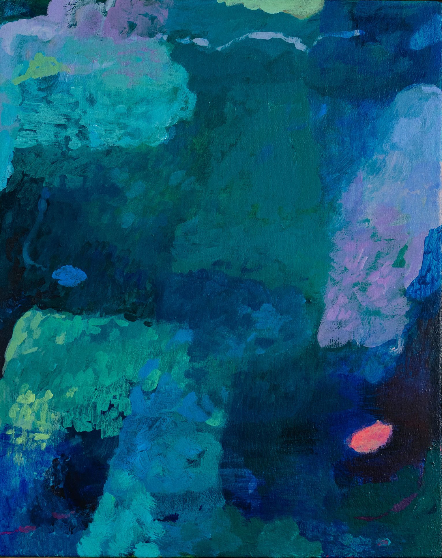  Sea Change , 2025 Acrylic on canvas, 16 x 20 in.