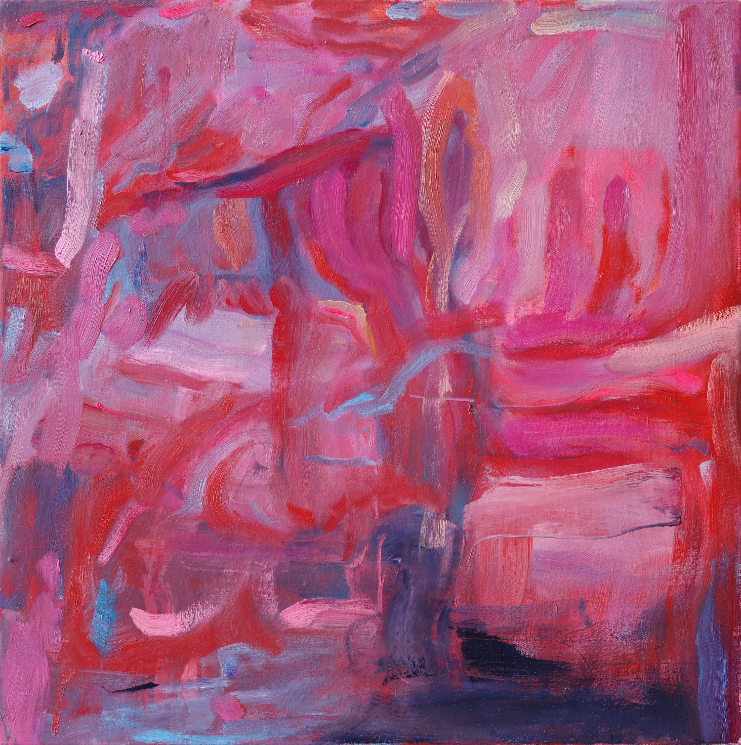 Jam pot,  2026
 Oil and acrylic on canvas, 24 x 24 in.