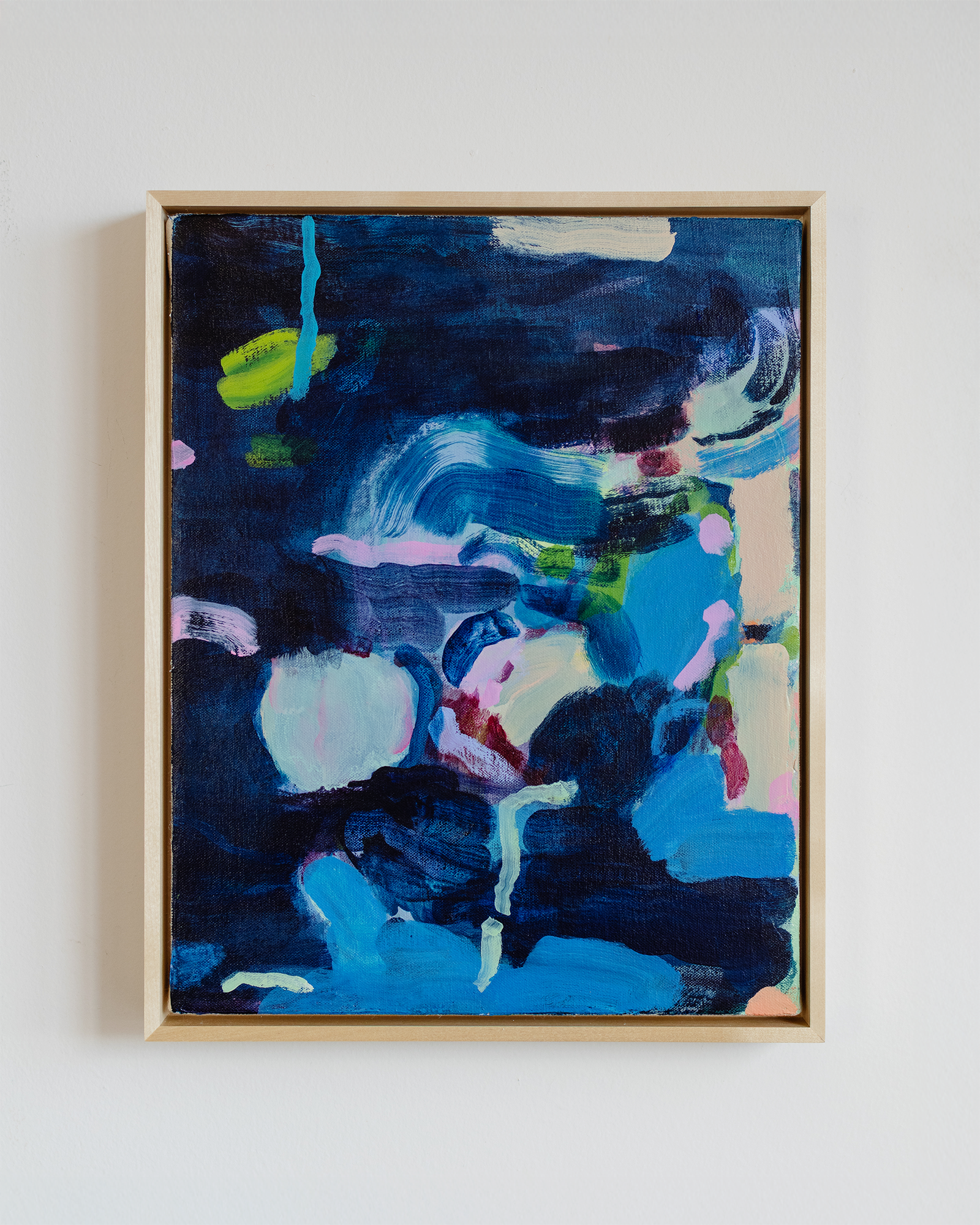  There's a tiny universe in my mind , 2025 Acrylic on canvas, 11 x 14 in.