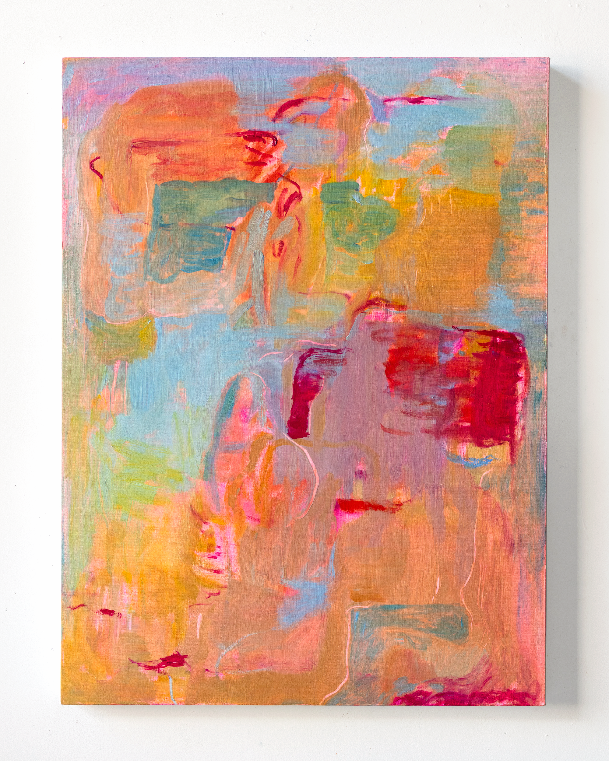  Make me forget myself,  2026
 Acrylic and oil on canvas, 30 x 40 in.