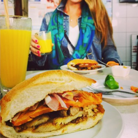  Breakfast at Chicharrones Yasu in Barranco. Best Juice Combo: Mango &amp; Lucuma with Orange and Carrot (aloe and pollen if they got it) 