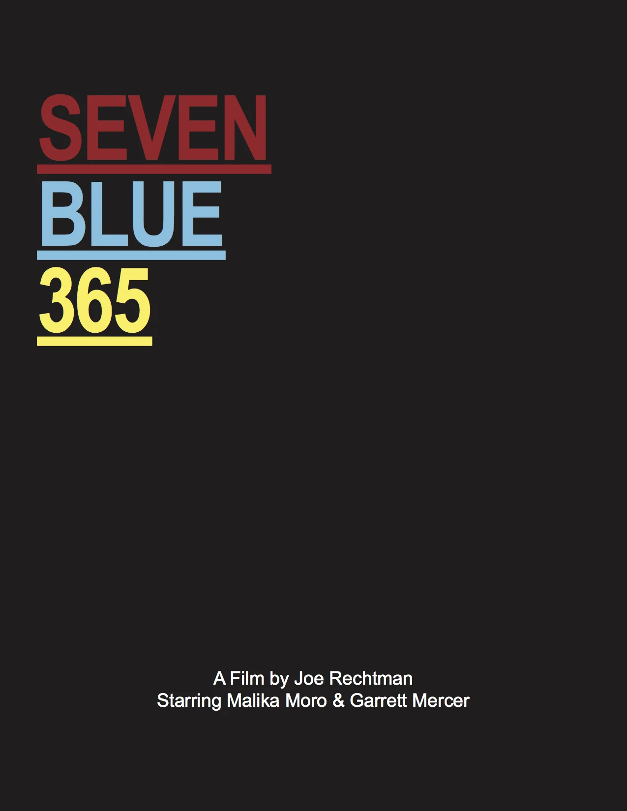 Seven Blue 365 film Poster.jpg