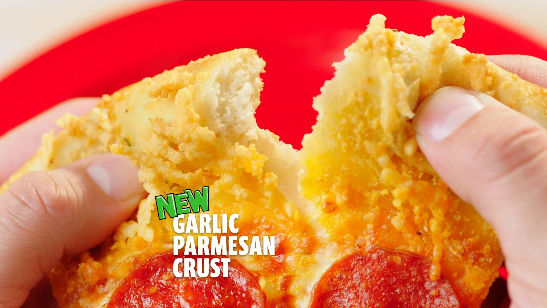 CiCi's "Garlic Parmesan Crust"