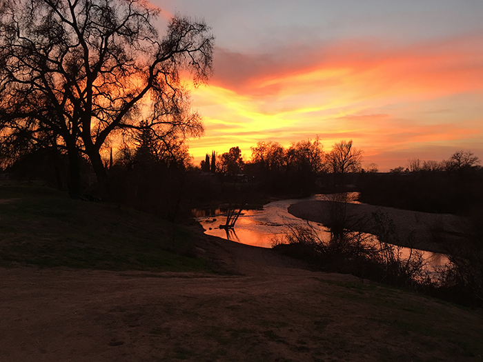 San Joaquin River - At sunset