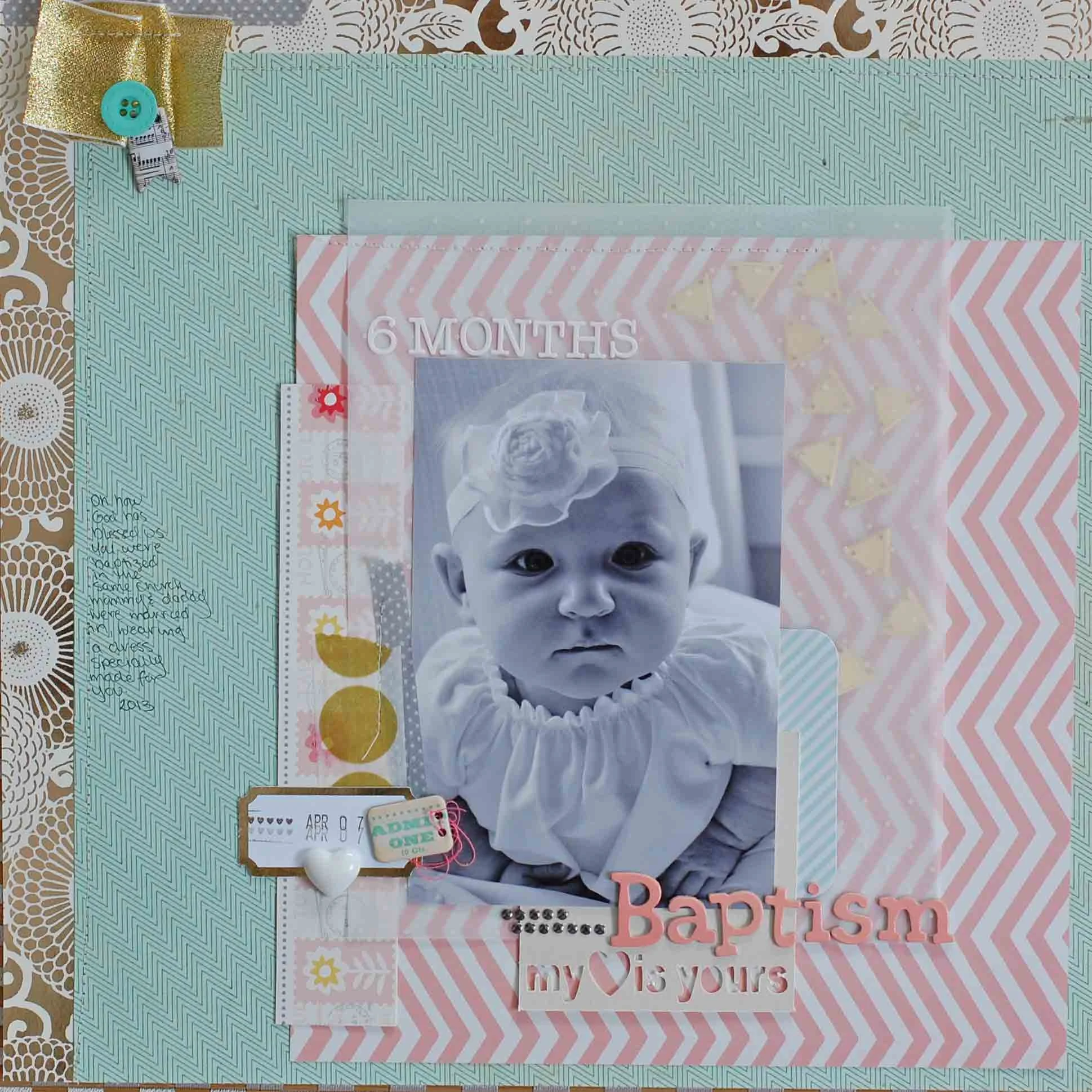 Baptism Layout :: Studio Calico Outer Banks Kit
