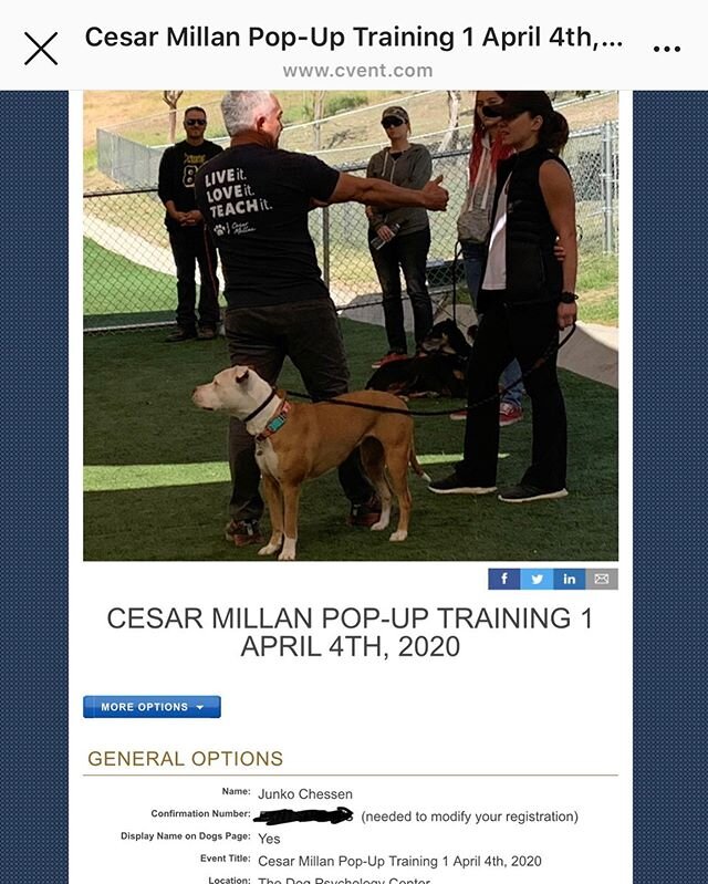 I am beyond exited. I am going to go to meet Cesar and he will teach me a lesson. #cesarmillan @cesarsway I love #dogwhisperer #thecompletepack #dogpsychology #dog #dogs #omg