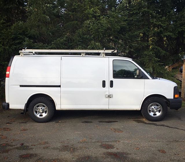 The newest addition to our team!

This beauty is going to look so good once we have her all dolled up. 
We can&rsquo;t wait to get this van on the road, reducing water use and giving you more time to do the things you love. 
Not long now!

#cvrd #com