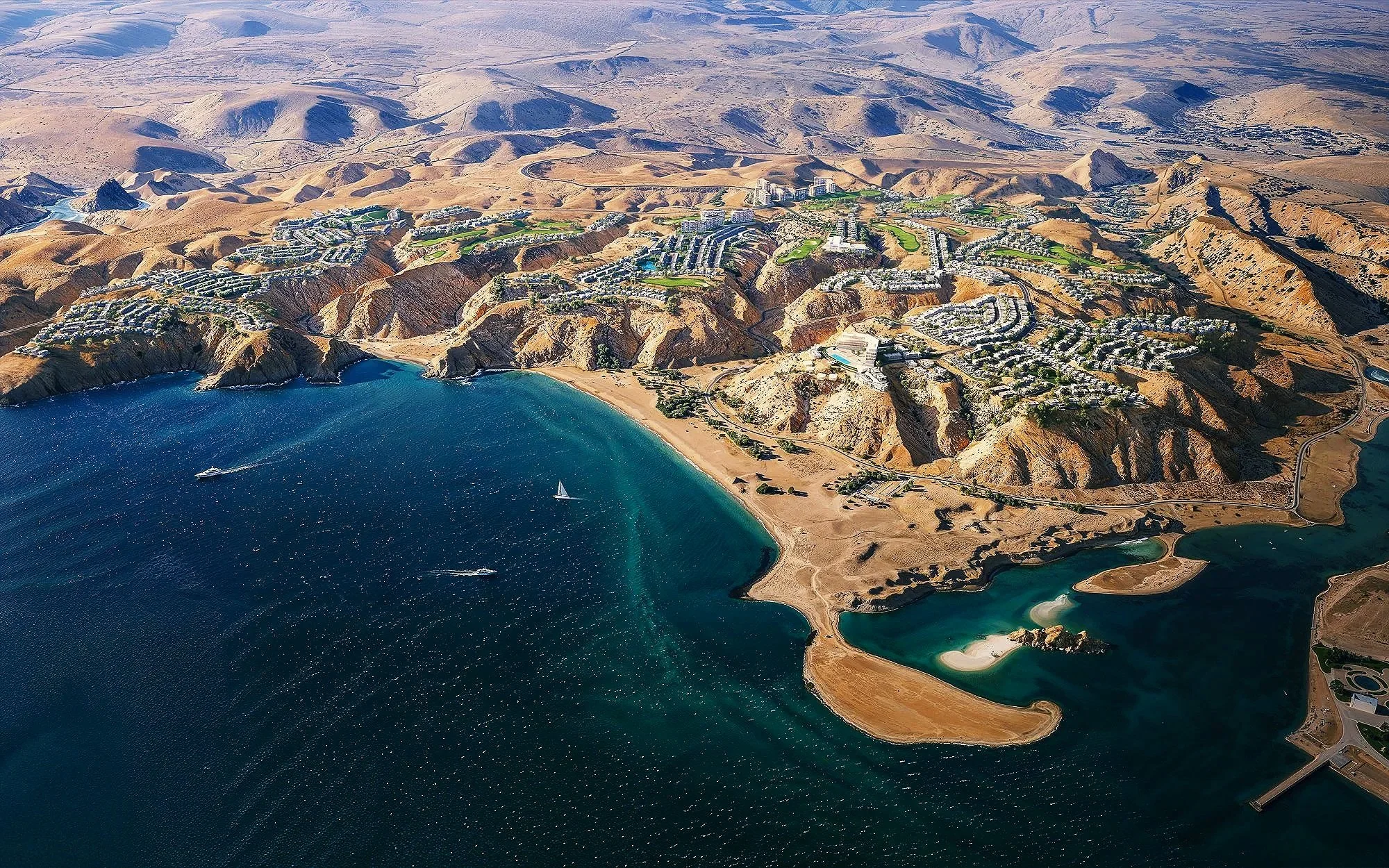 Trump Cliff Villas Muscat Oman luxury cliffside villas overlooking the Gulf of Oman