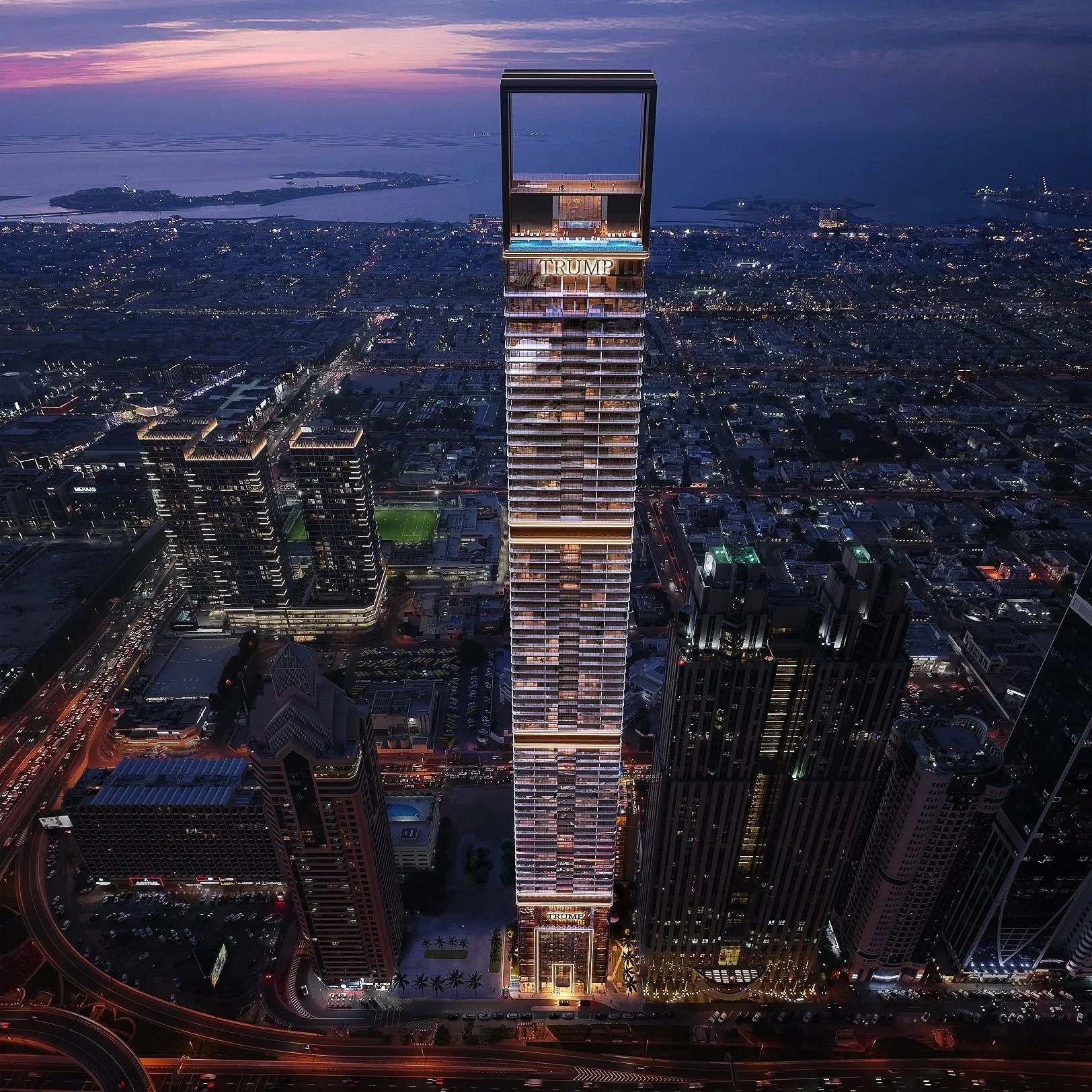 Trump International Hotel and Tower Dubai luxury branded residences and hotel