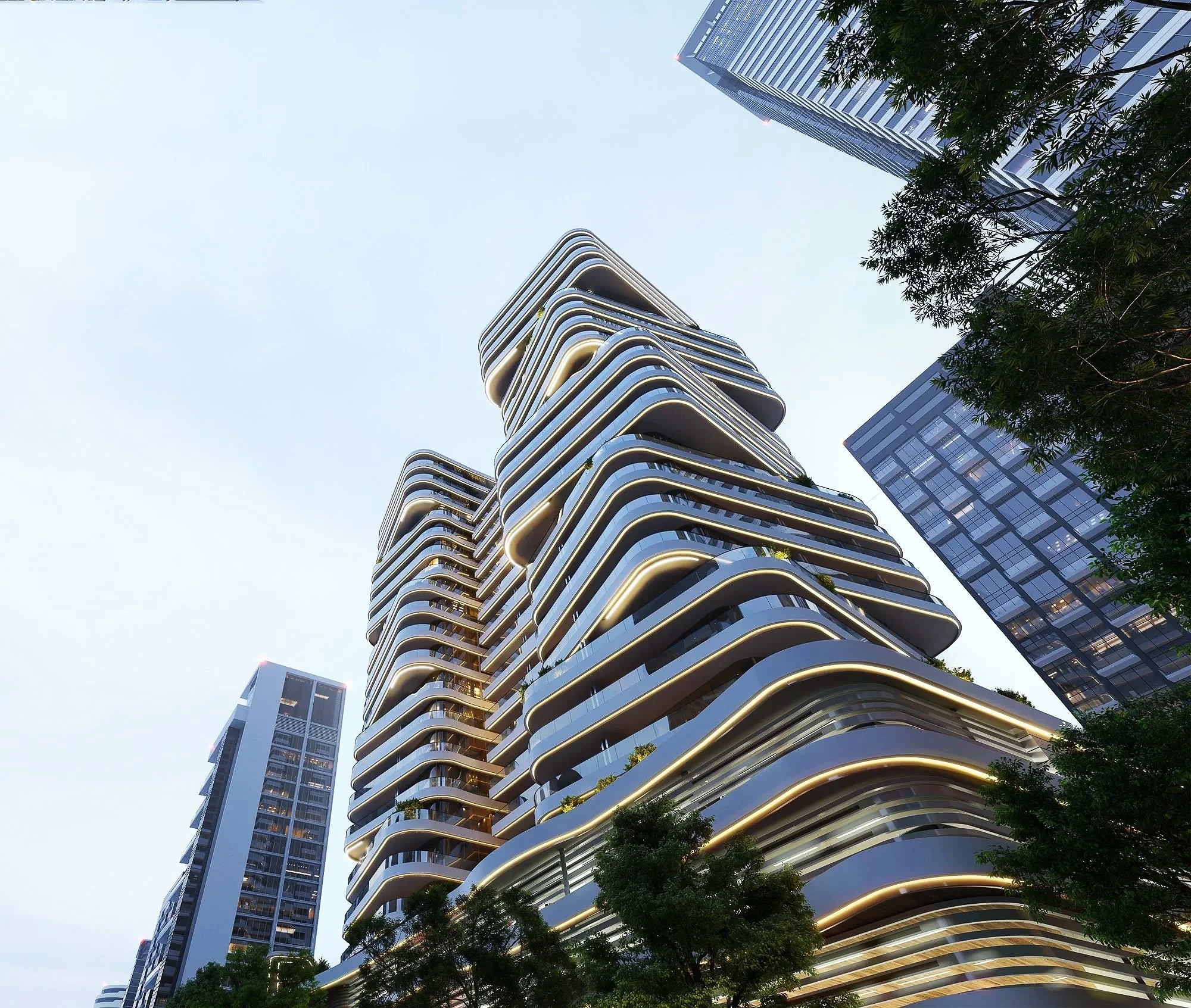 DG1 Dubai contemporary luxury residential tower in Business Bay