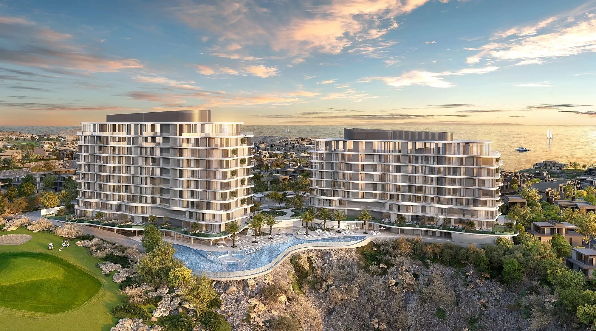 The Great Escape Muscat Oman luxury residences within AIDA coastal master planned community