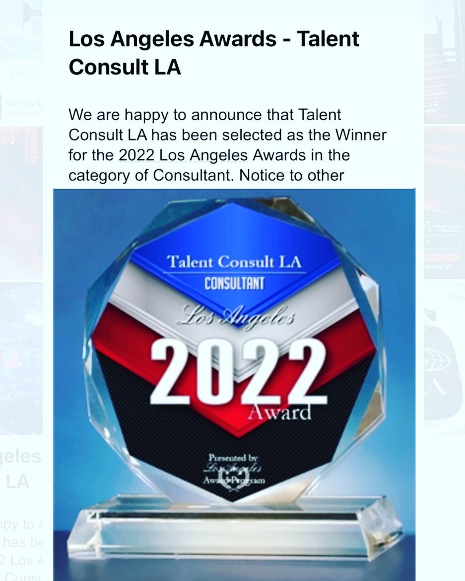 Thank you Los Angeles Awards Program! 

But most importantly thank you to our actors who keep us busy during this crazy economical shift ❤️

#actors #losangeles #hollywood #actorsla #onset #acting #audition #castingcall #actress #movies