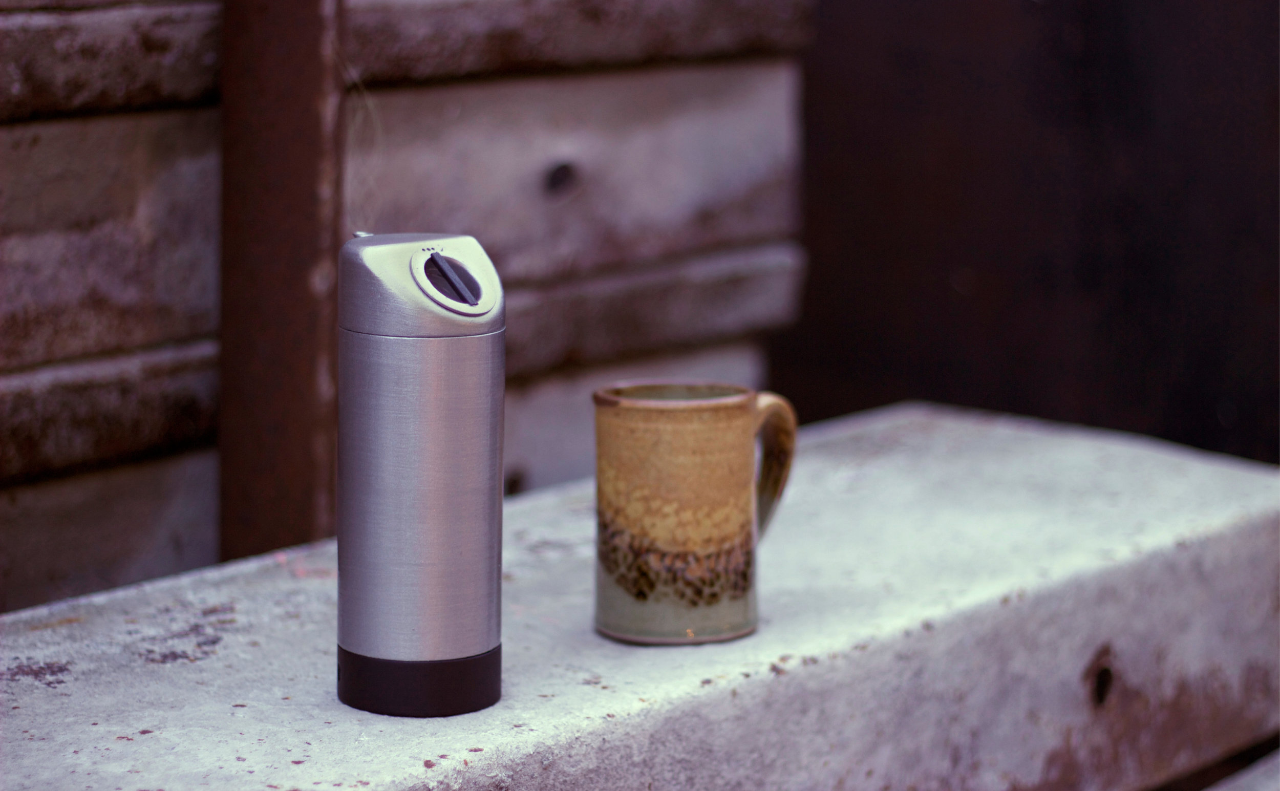 The 212 Kettle stemmed from an interest in the ability to make pour-over coffee away from home. This vessel was designed to pay homage to this ritual in places unforseen, such as the workplace, a nearby park, and on road trips. The kettle’s small po