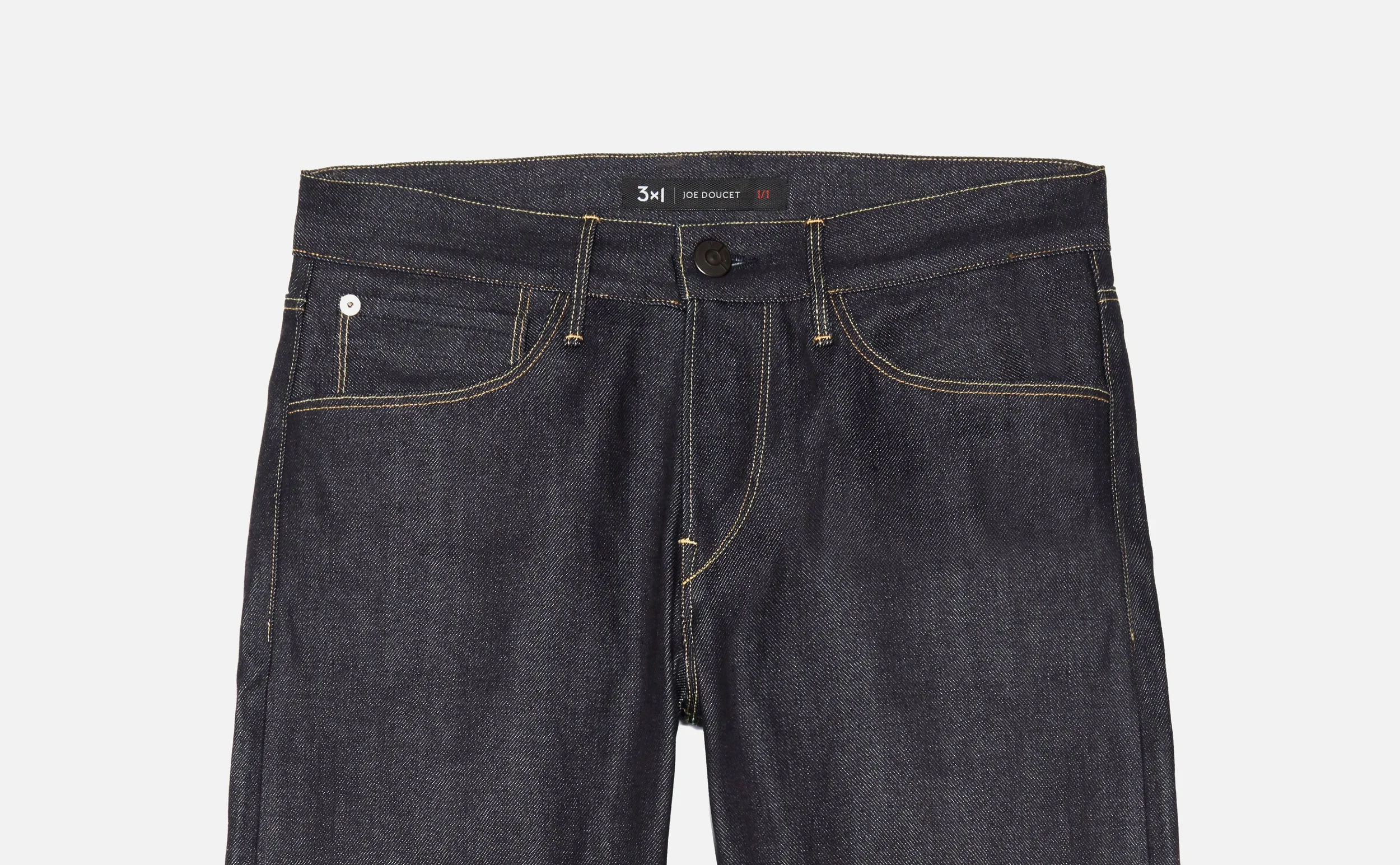 2018 3x1 Denim with JDXP In this collaboration between New York City-based 3x1 Denim and JDXP, the objective was to create a pair of blue jeans for the 21st-century lifestyle by adding small, hidden details to cater to this evolved way of living. To communicate the jean’s design features, I created a series of hand-illustrated icons for the garment’s packaging tag and signage for the launch event held on-site for New York Design Week 2018. Along with the illustration creation, I headed material research, finding the special 3M reflective material and ceramic coating for the collection’s signature white rivet.