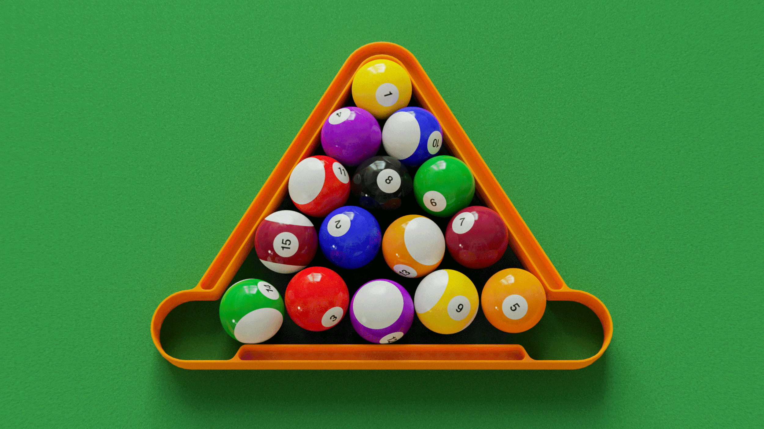  Patent Pending  The Snapback Billiards Rack was created to solve a frustrating but familiar issue for pool players: disturbing the balls while lifting away the traditional triangle. The concept uses a flexible rear wall that compresses the balls int