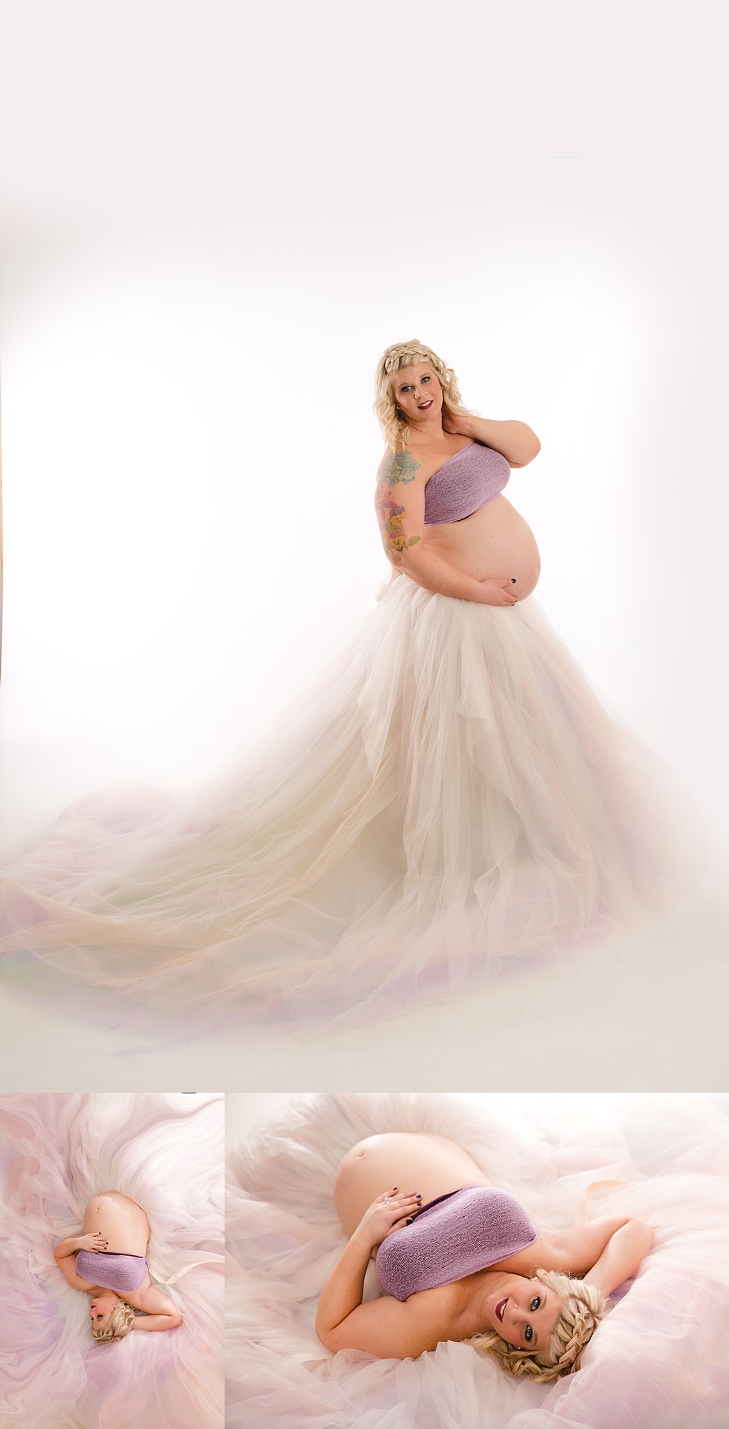 rainbow maternity session columbus ohio