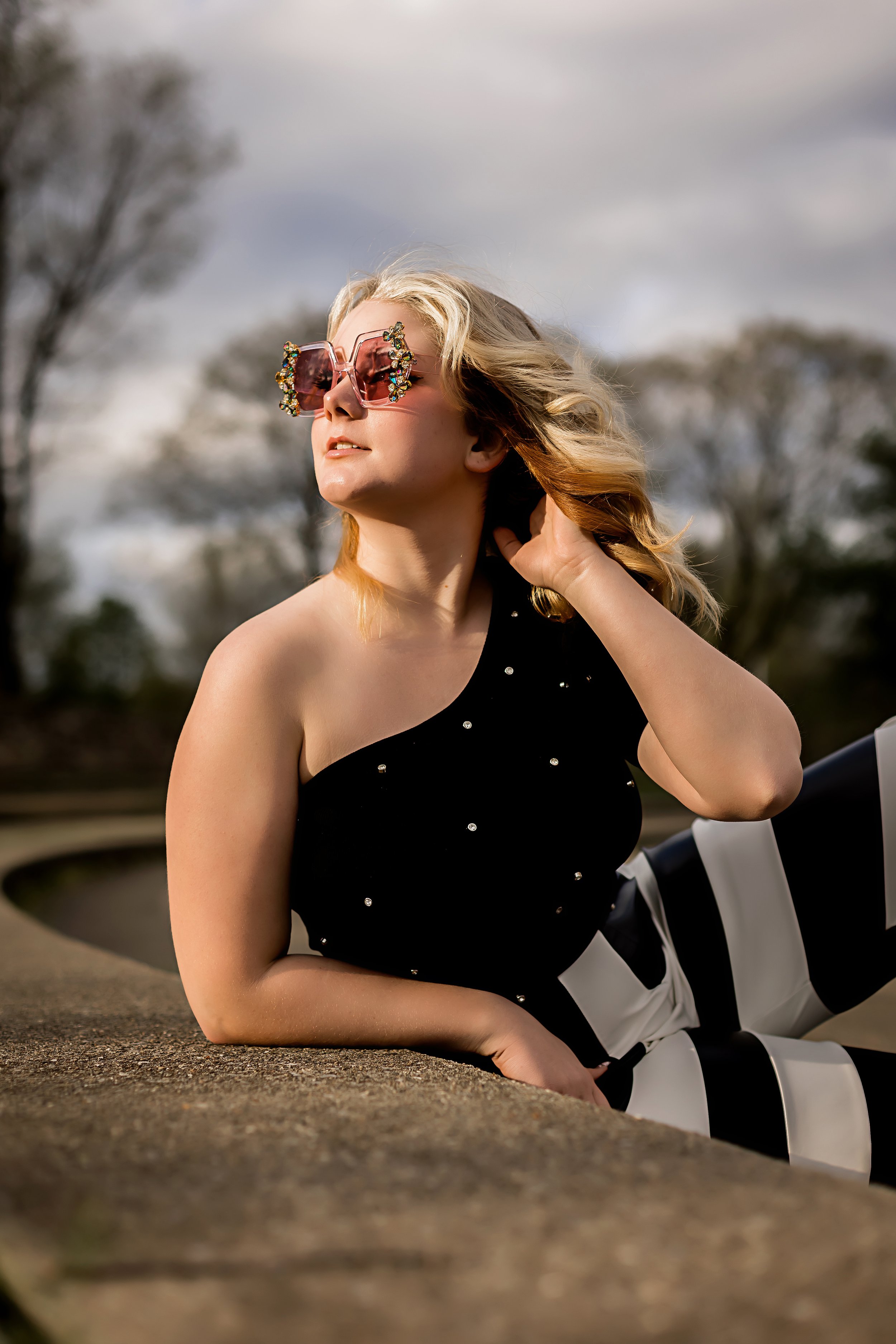 high school senior girl franklin park conservatory (Copy)