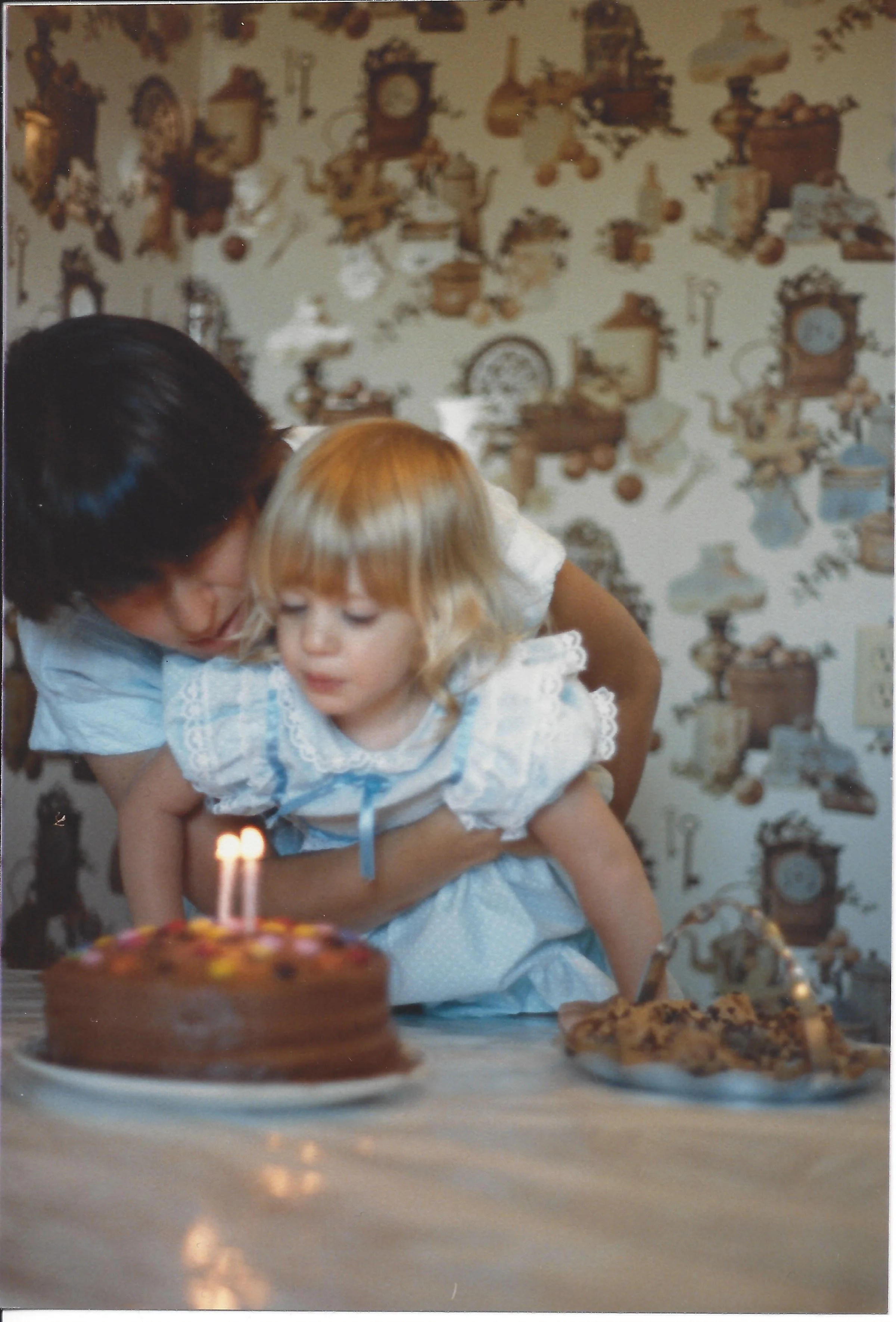 My second birthday. With the best hair.