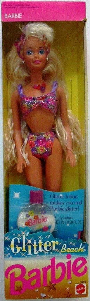 glitter beach barbie