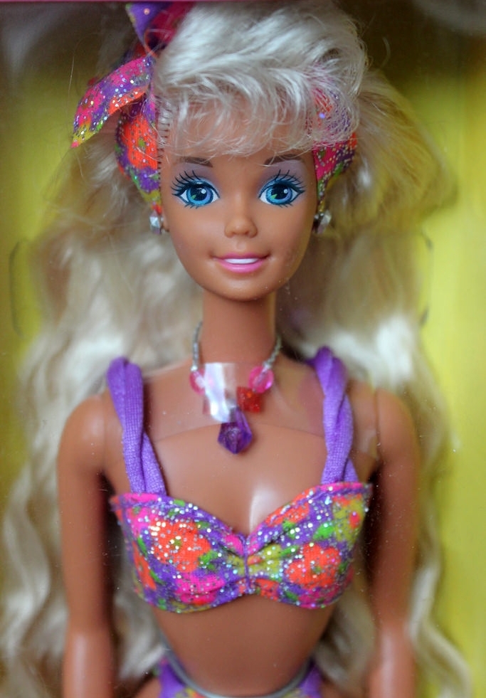 90's No Clothes Glitter Beach Barbie