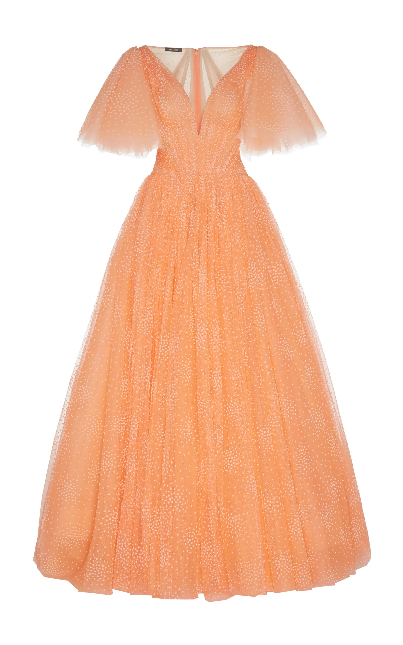 Zac Posen gown. Now available for preorder here . Only $13,000 CAD! Or…the cost of one-third of our basement dig-out. That is how my brain works these days.