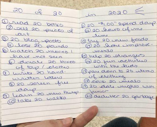 20 of 20 in 2020; say what?? 