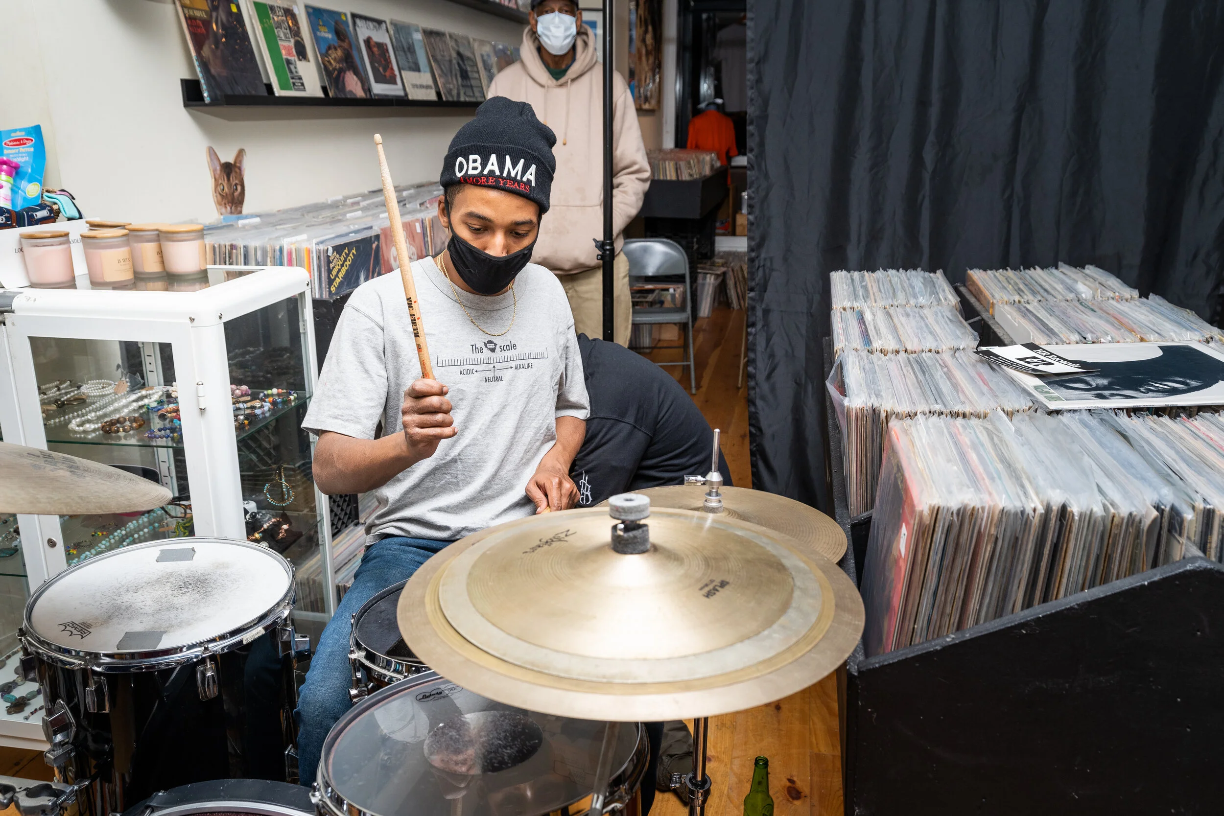 2020_11-2020_12 Nag Champa Tiny Stage Concert (Nappy Nappa and Luke Stewart in HR Records store) 0888.jpg