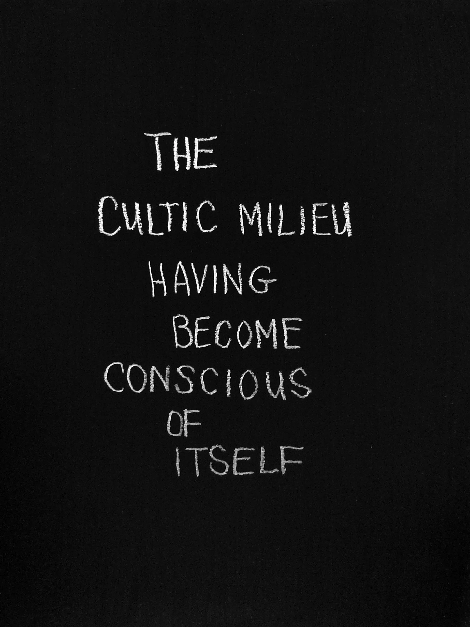 Altered States / Non-Dominant (New Age) Cultic Milieu, 2015