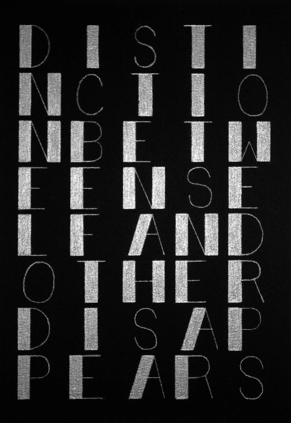  Distinction Between Self and Other Disappears, 2014