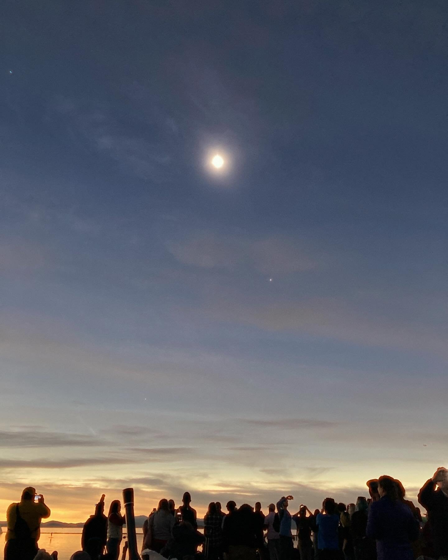 Totality on the shores of Lake Champlain&mdash;indescribable, immense, a mind-bending gestalt!