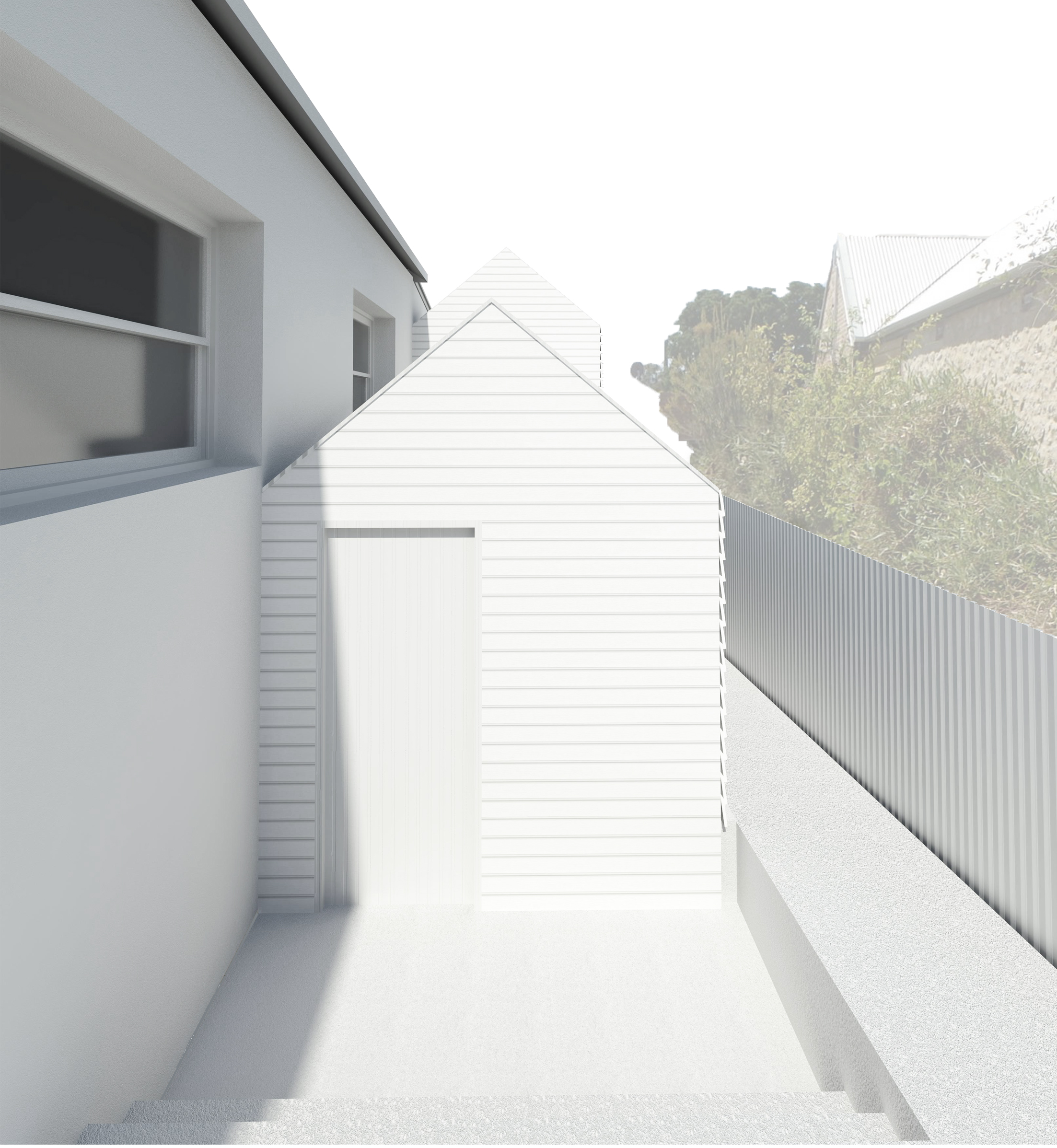 Renovation Louvres White Bathroom