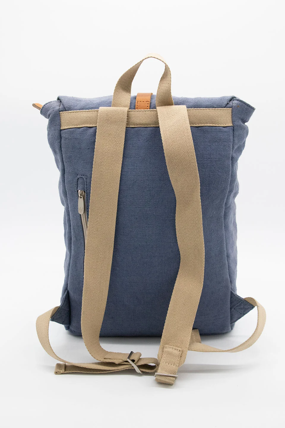 Sac à dos pour ordinateur en RPET-Jute/cuir