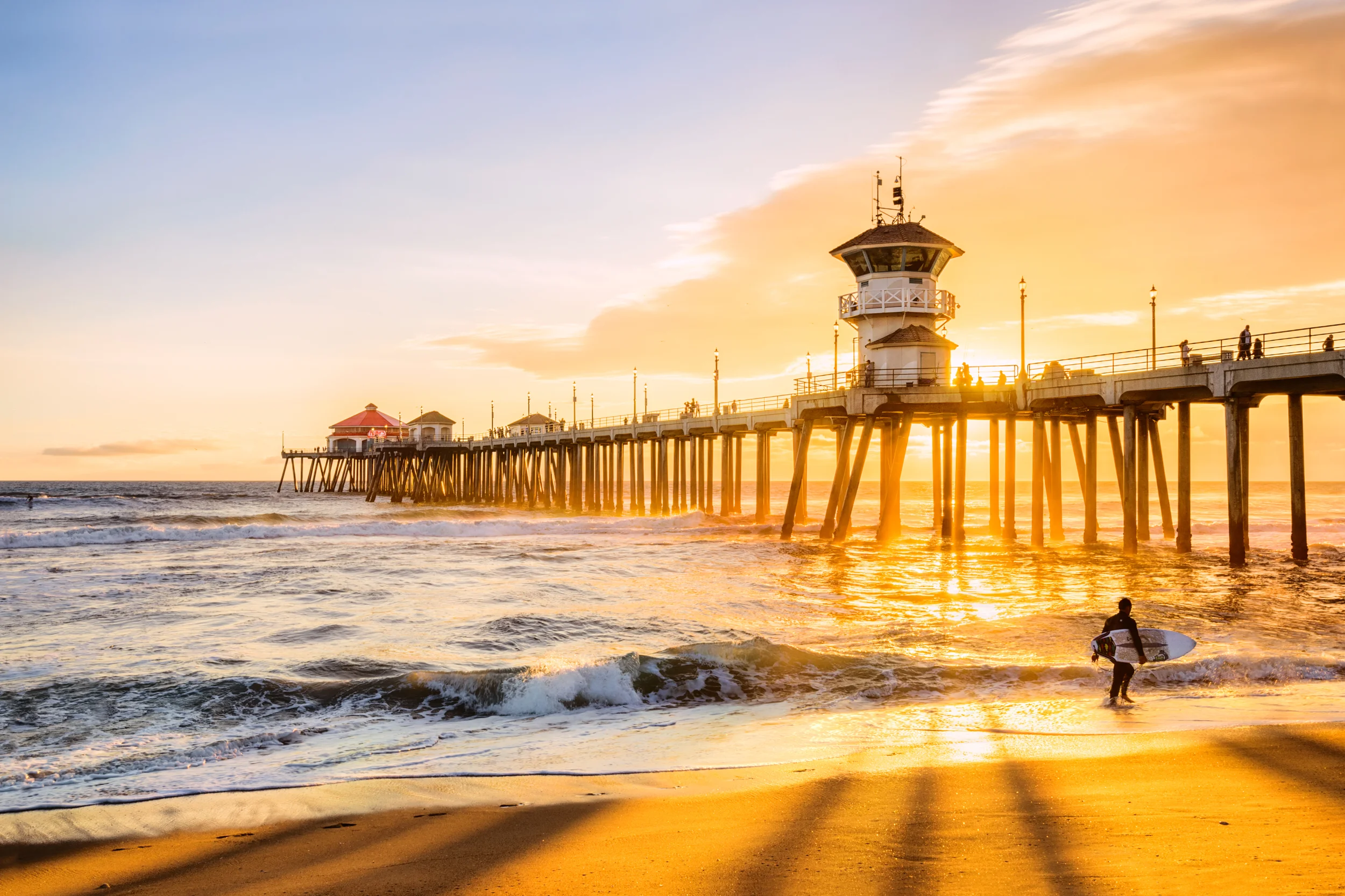 Huntington Pier - California